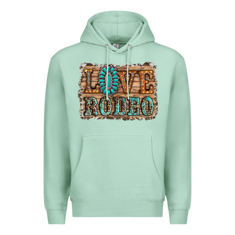 Love Rodeo Gemstone Premium Hoodie by RanaPortraitStore | Teevron