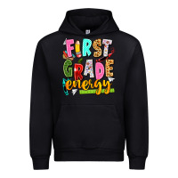 Black first grade energy Urban Hoodie - texasbilliewilder