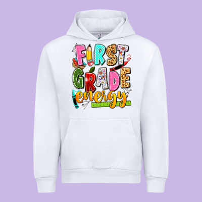 First Grade Energy Urban Hoodie Designed By Texasbilliewilder