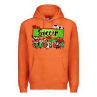 Carrot soccer sister with leopard Premium Hoodie - Zillion Design Studio