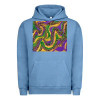 Pigment Pebble Blue mardi gras tumbler Urban Hoodie - RanaPortraitStore