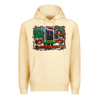 Pina Colada merry christmas black angus cattle and farm Premium Hoodie - RanaPortraitStore