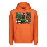 Carrot merry christmas black angus cattle and farm Premium Hoodie - RanaPortraitStore