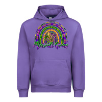 Tulip mardi gras rainbow and fleur de lis Urban Hoodie - RanaPortraitStore