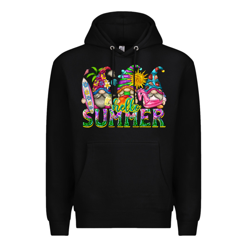 Hello Summer Gnome Premium Hoodie by texasbilliewilder | Teevron
