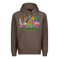 Coffee hello summer gnome Premium Hoodie - texasbilliewilder