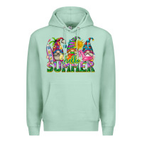 Seafoam hello summer gnome Premium Hoodie - texasbilliewilder