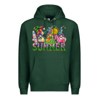 Sports Green hello summer gnome Premium Hoodie - texasbilliewilder