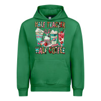 Emerald half teacher half coffee Urban Hoodie - texasbilliewilder