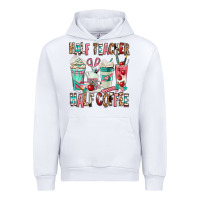 White half teacher half coffee Urban Hoodie - texasbilliewilder