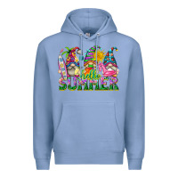 Colony Blue hello summer gnome Premium Hoodie - texasbilliewilder