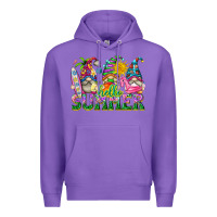 Purple hello summer gnome Premium Hoodie - texasbilliewilder