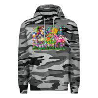 Slate Camo hello summer gnome Premium Hoodie - texasbilliewilder