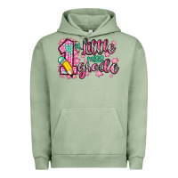 Pigment Oil Green little miss 1st grade Urban Hoodie - Zillion Design Studio