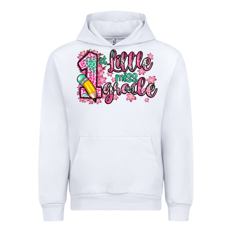 Little Miss 1st Grade Urban Hoodie by Zillion Design Studio | Teevron