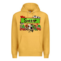 Mustard soccer nana with leopard Premium Hoodie - Zillion Design Studio