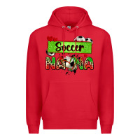 Red soccer nana with leopard Premium Hoodie - Zillion Design Studio
