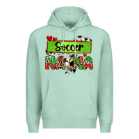 Seafoam soccer nana with leopard Premium Hoodie - Zillion Design Studio