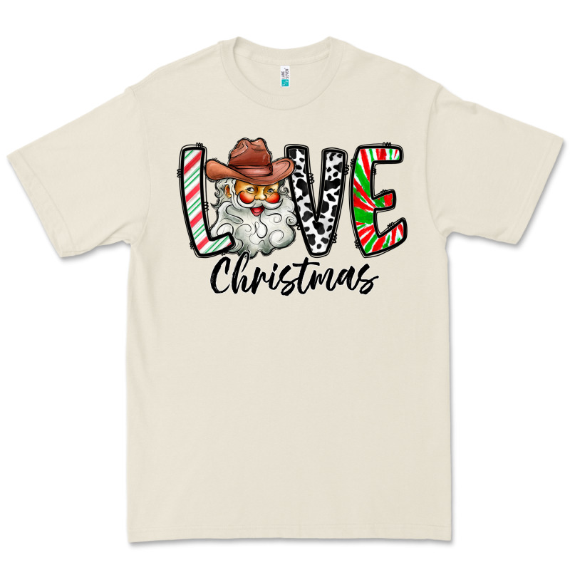 Love Christmas Santa Premium Tee by CowhideDigitalArt | Teevron