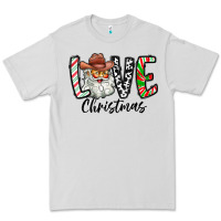 Dove Grey Love Christmas Santa Premium Tee - CowhideDigitalArt