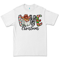 White Love Christmas Santa Premium Tee - CowhideDigitalArt