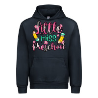 Navy little miss preschool Urban Hoodie - Zillion Design Studio