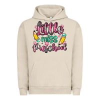 Pigment French Oak little miss preschool Urban Hoodie - Zillion Design Studio