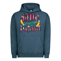 Pigment Midnight Navy little miss preschool Urban Hoodie - Zillion Design Studio