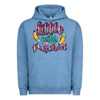 Pigment Pebble Blue little miss preschool Urban Hoodie - Zillion Design Studio