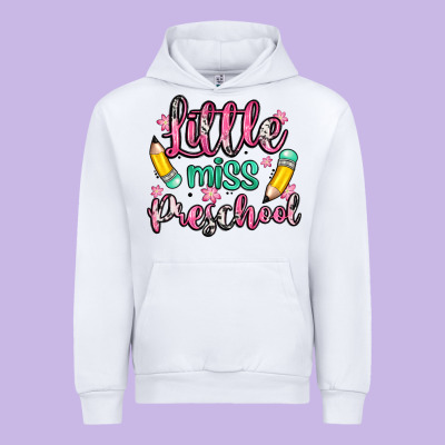 Little Miss Preschool Urban Hoodie Designed By Zillion Design Studio