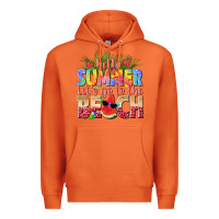 Hello Summer Lets Go To The Beach Premium Hoodie | Teevron
