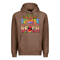 Chestnut hello summer lets go to the beach Premium Hoodie - texasbilliewilder