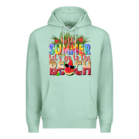 Seafoam hello summer lets go to the beach Premium Hoodie - texasbilliewilder