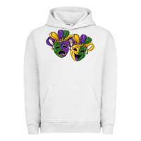 Pigment Lunar Rock mardi gras mask Urban Hoodie - RanaPortraitStore