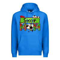 True Royal soccer mom with leopard Premium Hoodie - Zillion Design Studio