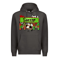 Smoke soccer mom with leopard Premium Hoodie - Zillion Design Studio