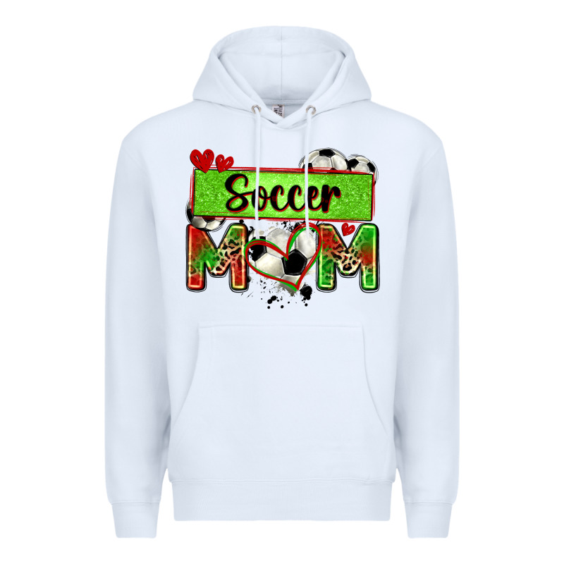 Soccer Mom With Leopard Premium Hoodie by Zillion Design Studio | Teevron