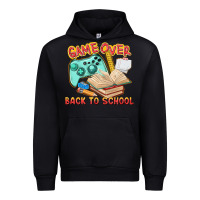 Black game over back to school Urban Hoodie - texasbilliewilder
