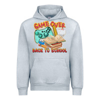 Heather Grey game over back to school Urban Hoodie - texasbilliewilder