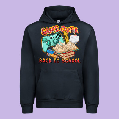 Game Over Back To School Urban Hoodie Designed By Texasbilliewilder