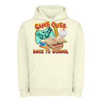 Pigment Pistachio game over back to school Urban Hoodie - texasbilliewilder