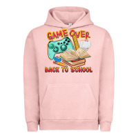 Pigment Salmon game over back to school Urban Hoodie - texasbilliewilder