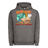 Pigment Tornado game over back to school Urban Hoodie - texasbilliewilder