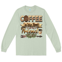 Matcha coffee is my best friend Long Sleeve Tee - BarkalooDesign