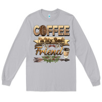 Moon Dust coffee is my best friend Long Sleeve Tee - BarkalooDesign