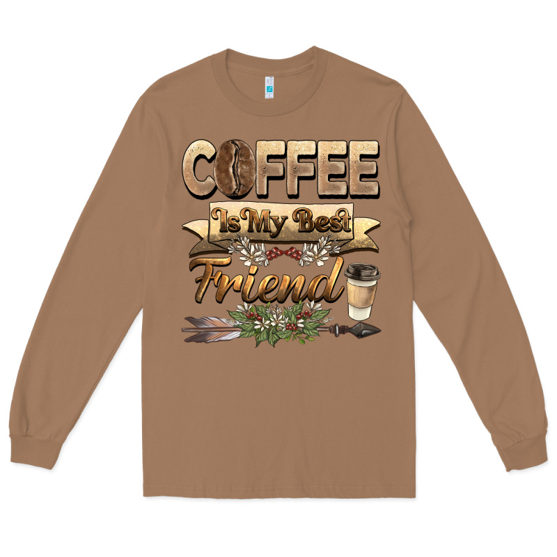 Coffee Is My Best Friend Long Sleeve Tee by BarkalooDesign | Teevron