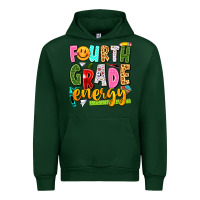 Forest Green fourth grade energy Urban Hoodie - texasbilliewilder