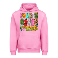 Fuchsia Pink fourth grade energy Urban Hoodie - texasbilliewilder