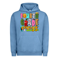 Pigment Pebble Blue fourth grade energy Urban Hoodie - texasbilliewilder