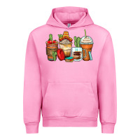 Fuchsia Pink spanish teacher coffee cups Urban Hoodie - Zillion Design Studio